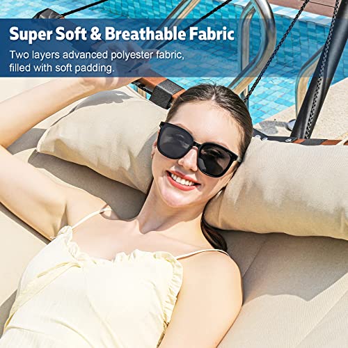 12FT 2 Person Hammock with Stand V (Beige)