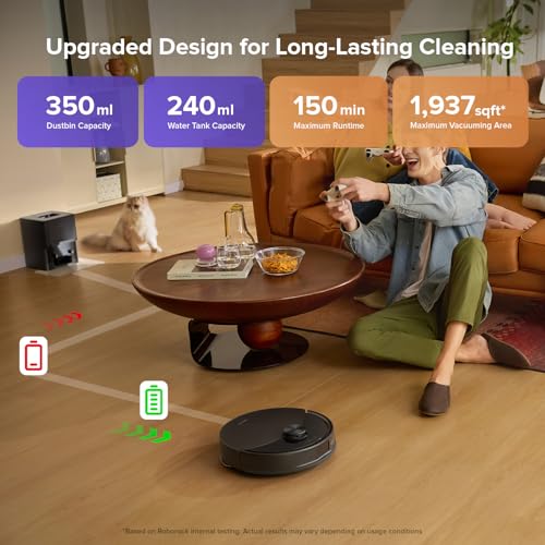 Q10 S5+ Robot Vacuum and Mop (Black)