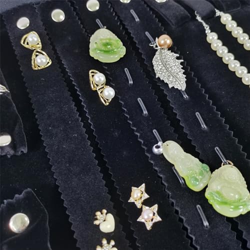 Travel Jewelry Case (Black (4+2+2+6))