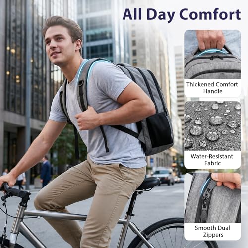 Travel Laptop Backpack (Grey / 17 Inch)