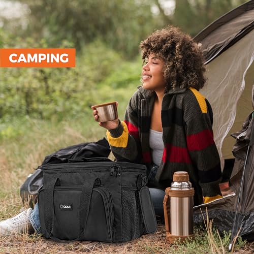 Soft Cooler Bag (Black / 40 Cans)