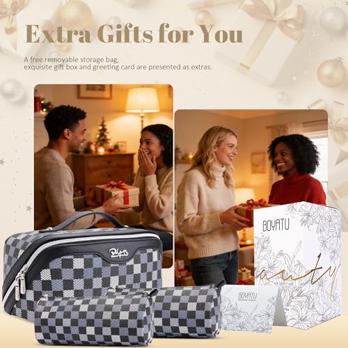 Travel Makeup Bag Organizer Cosmetic Bag (07-A-Black)
