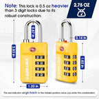 TSA Approved 4 (Yellow)