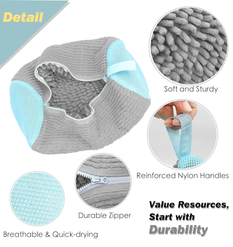 Shoe Washing Machine Bag (Grey)