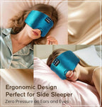 Luxurious Silk Soft Sleep Mask (Dark Green)