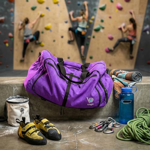 Medium Duffle Bag for Travel Women & Men. Durable Lightweight Foldable Travel Duffel Bags For Traveling Women. 40L Duffle Bags a Reliable Weekender duffel or Overnight Bag With Shoe Compartment
