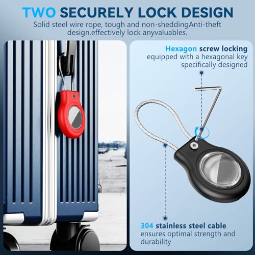 Waterproof Airtag Holder (E4-black/Blue/White/Red)