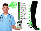 Physix Gear Compression Socks (Black/Green / XX-Large)