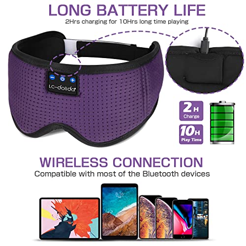Sleep Headphones (Purple Silk)