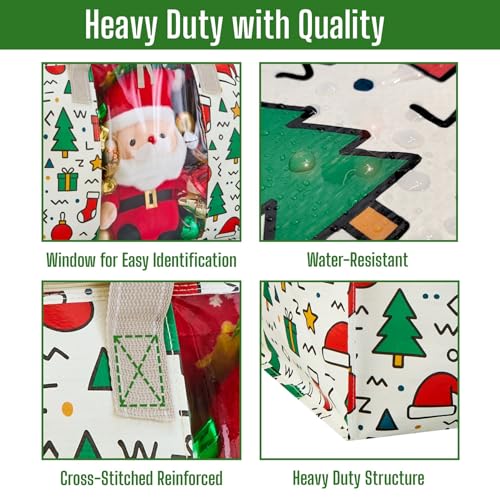 Moving Bags Christmas Storage Bags (Jingle Mix / 2 Pack)