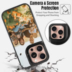 Custom Wallet Phone Case for iPhone 16 Pro with Photo (Black-A / iPhone 16 Pro)
