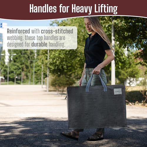 Heavy Duty Moving Bags (Dark Gray / 27 Gallon-4 Pack)