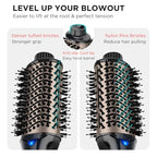 One Step Hair Dryer Brush and Styler Volumizer (Black / 2.3" Oval Barrel)
