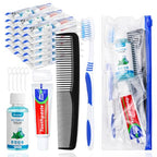 30 Set Travel Toothbrush Kit Bulk (1 Count (Pack of 30))