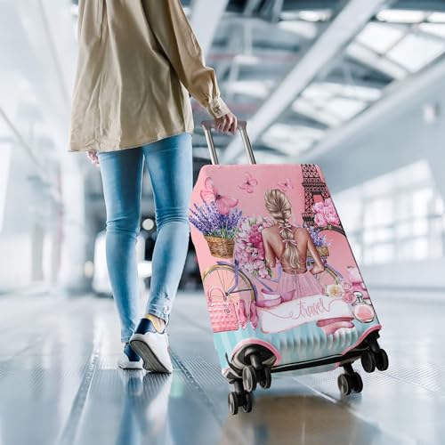 Travel Luggage Cover Suitcase Protector Fits 18 (Travel-4 / S(18-20in))