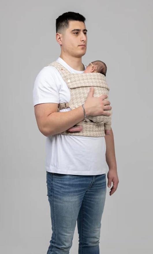 Mabē Monarch Ergonomic Baby Carrier – Premium Cotton Soft Structured Newborn to - Image 7
