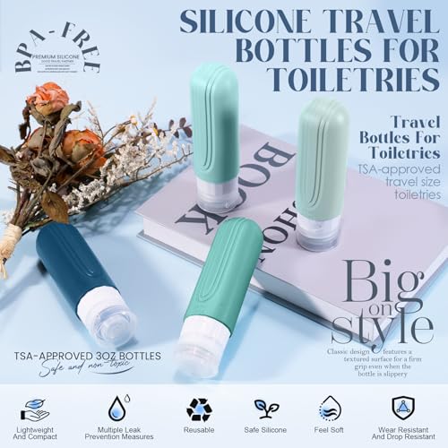 Travel Bottles for Toiletries (GREEN)