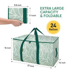 4 Pack Oversized Moving Bags with Reinforced Handles (4-Pack / Antique Folidage)