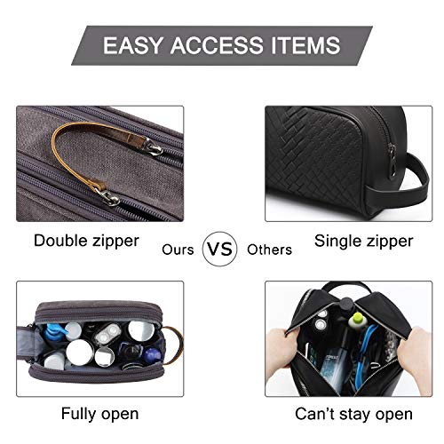 Toiletry Bag for Men (Grey / Medium)