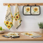 Sunflower Kitchen Decor Set (Yellow Sunflower)