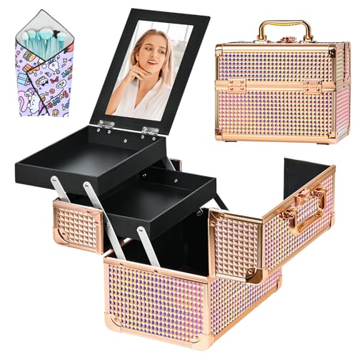 Makeup Case Organizer (Colorful Pink)