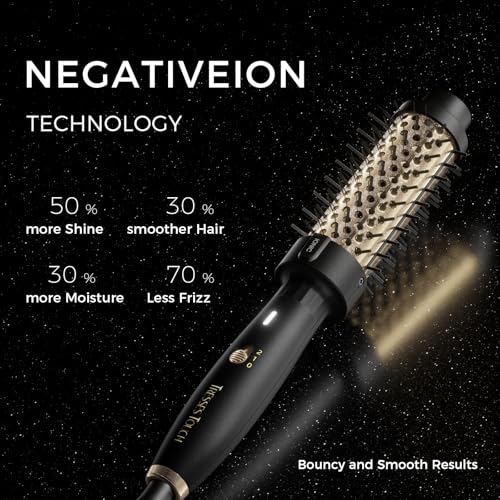 Thermal Brush 1.5" Curling Brush (Gold)