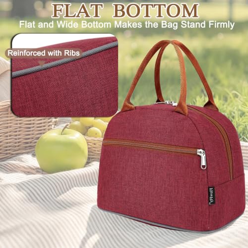 Insulated Lunch Cooler Bag (Red)