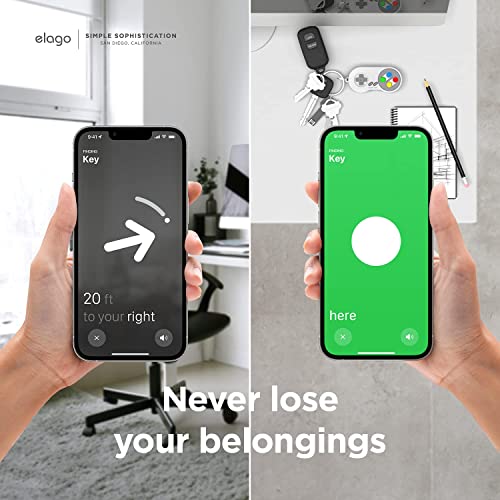 W5 Case Keychain for Apple AirTag 2 & 1 (Light Gray)