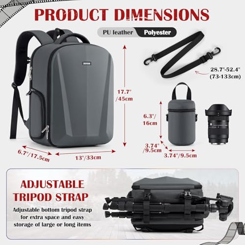 Camera Backpack (Grey)