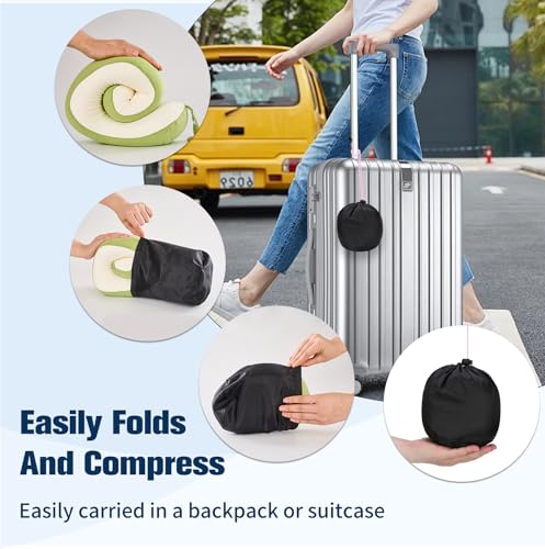 Neck Pillow for Traveling (Green)