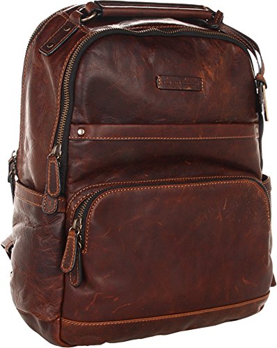 Men's Logan Antique Pull Up Backpack (One Size / Dark Brown Antique Pull Up)