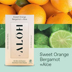 ALŌH Sweet Orange Bergamot + Aloe Hand Sanitizer Wipes (Sweet Orange Bergamot 6 pack 20ct Wipes (120 wipes))