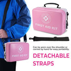 Large First Aid Kit (Pink/White)