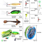 Telescopic Fishing Rod and Reel Combo (Green Full Kit with Carrier Case / 5.9 ft)