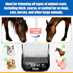 Dog Grooming Replacement Blades Compatible with Andis Dog Clippers (Black-5/8"HT / Black)