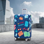 Travelkin Luggage Covers For Suitcase Tsa Approved Suitcase Cover Protector (Go Travel-Trip / L)