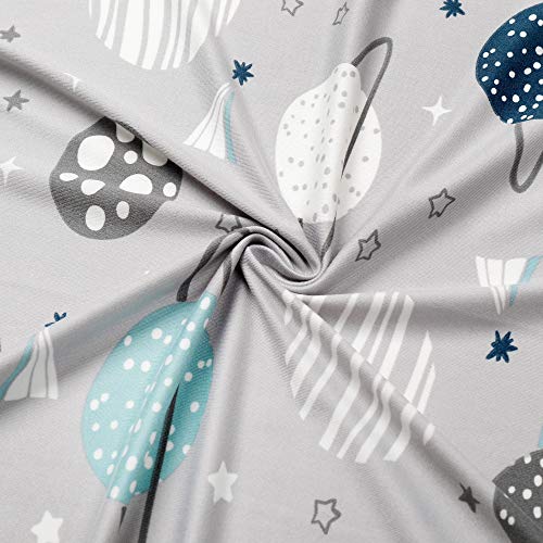 Pack n Play Stretchy Fitted Playard Sheet Set BROLEX 2 Pack Portable Mini Crib Sheets (Space Planet / 38X26 Inch)