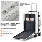 PC Hardside Carry On Luggage (A1-Ivory White (zipperless closure) / 22.5")
