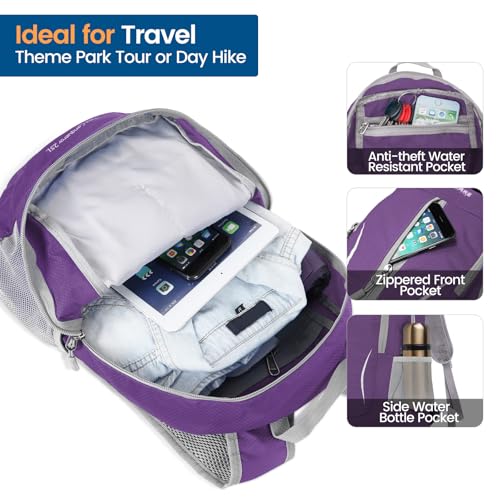 Lightweight Packable Backpack 25L (25L / Purple a)