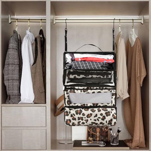 Suitcase Organizer (Medium / Leopard Print-M)