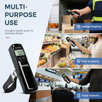 Digital Luggage Scale (Pure Black Battery Free)