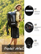 Waterproof Backpack (40L / Black)