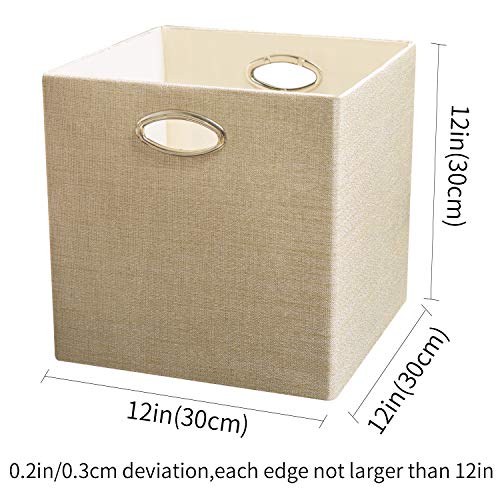 Storage Cubes (12×12×12/4pcs / Beige)