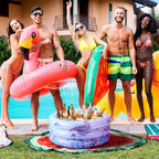 Inflatable Mermaid Cooler (Light Purple / Mermaid)
