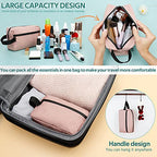 Travel Toiletry Bag for Women and Men (Pink)