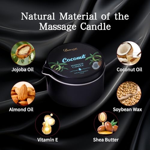 3 Pack Soy Massage Candle Set