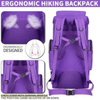 Hiking Backpack for Men 70L (70l-purple)