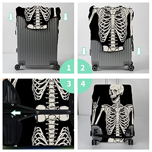 Luggage Cover Plus (Rock Skull / XL)