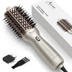 2.3 Inch Auto Dual Voltage Hair Dryer Brush Cool Shot (Matte Silver)