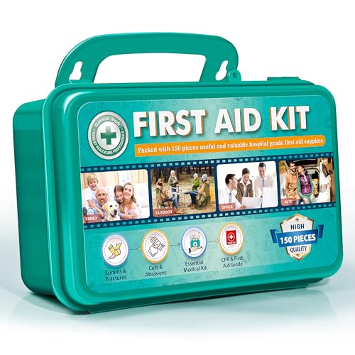 150 Pieces Hardcase First Aid Kit (150 Pieces)